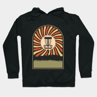 Chain Smoker | Disc Golf Vintage Retro Arch Mountains Hoodie